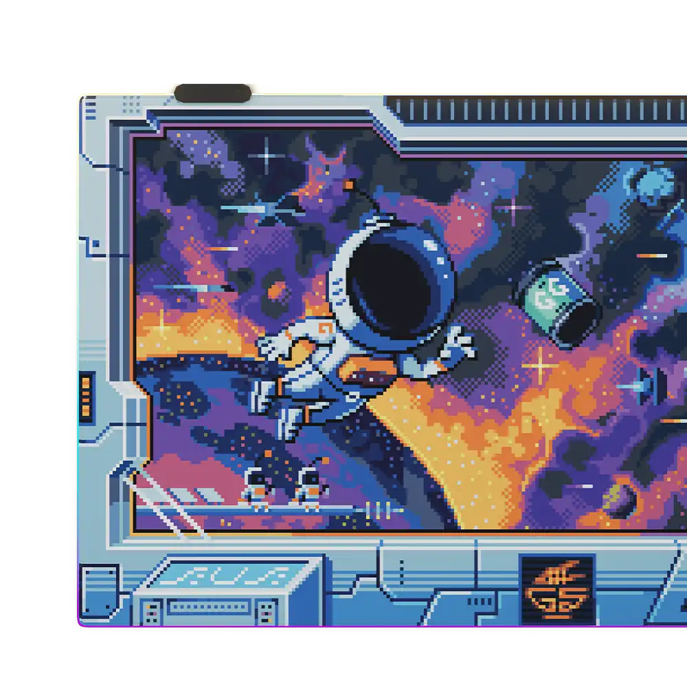 PIXEL CUPS : Astro Lounge RGB Mousepad