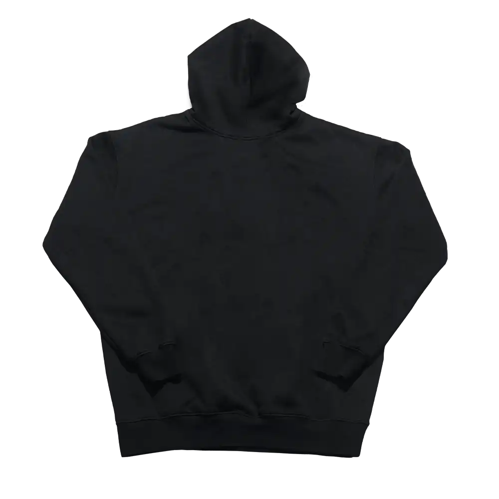 Black Embossed Hoodie