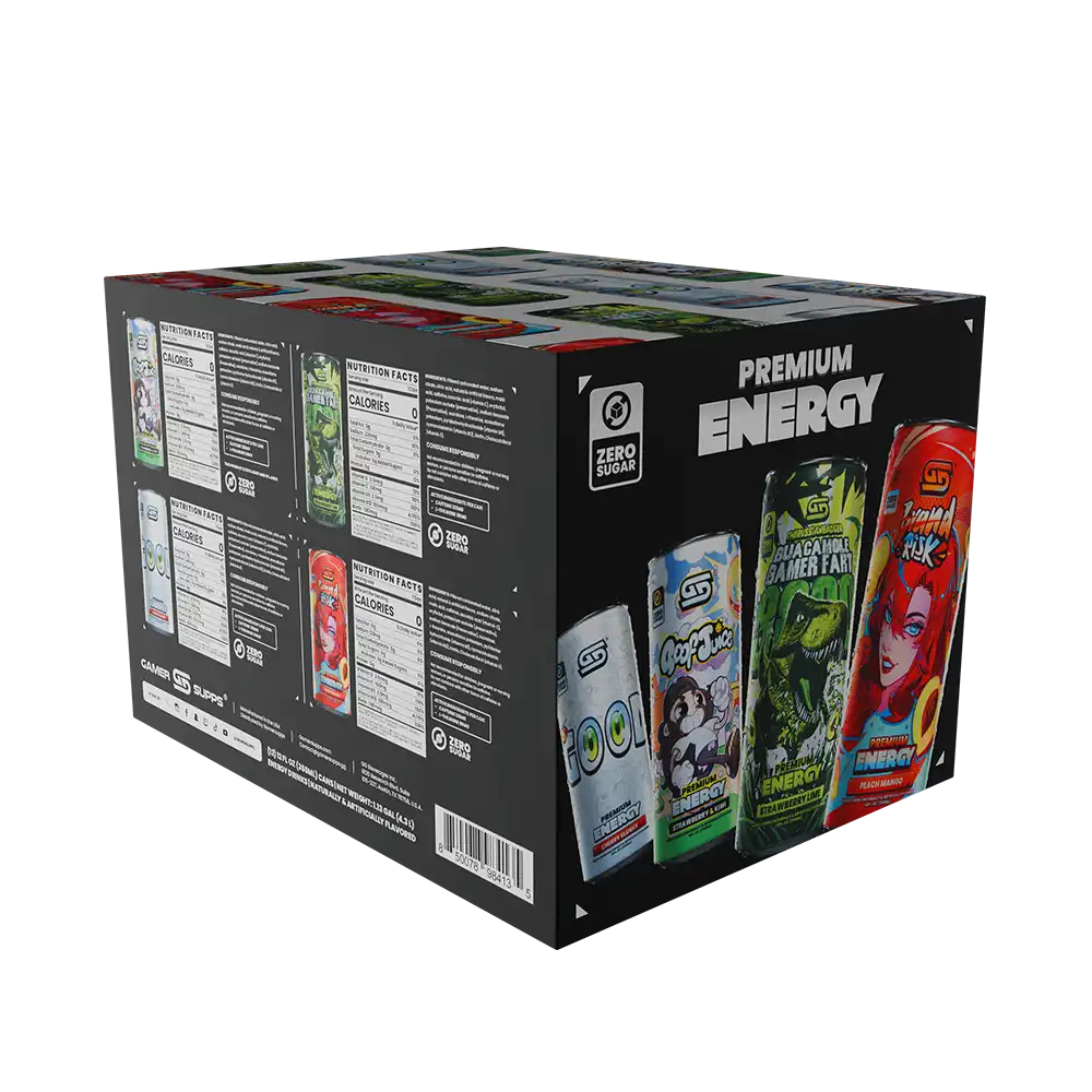 GG® Sugar Free Premium Energy - Variety Pack (12 Cans)