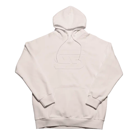 Cream Embossed Hoodie