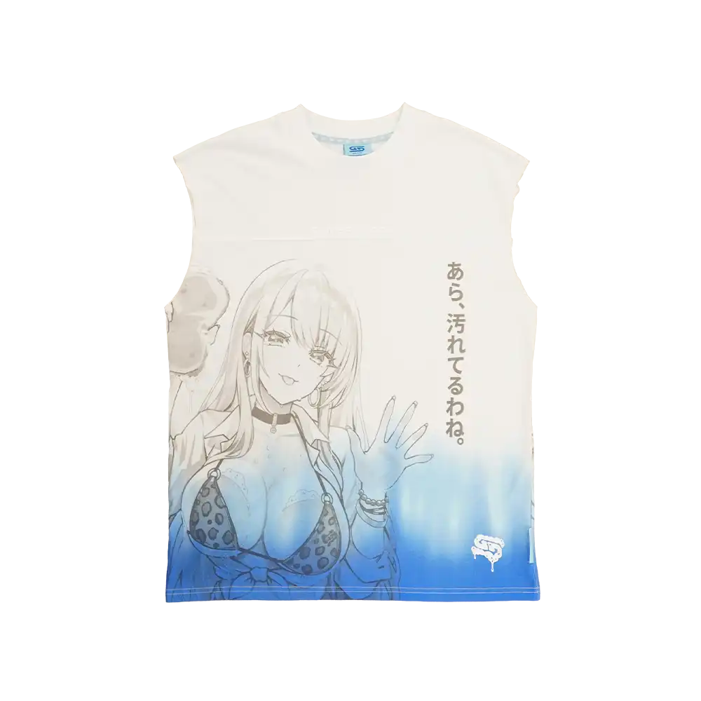 Daisy Detailing: Sleeveless Shirt