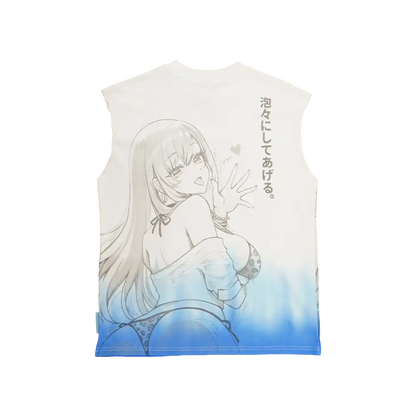 Daisy Detailing: Sleeveless Shirt