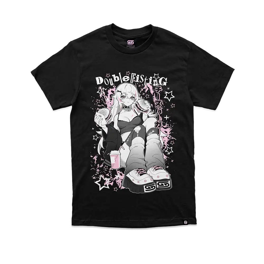 Waifu Shirt: Double Fisting