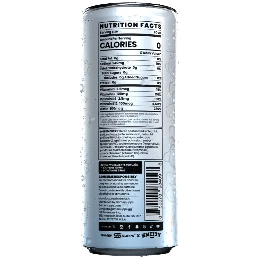 GG® Sugar Free Premium Energy - Variety Pack (12 Cans)