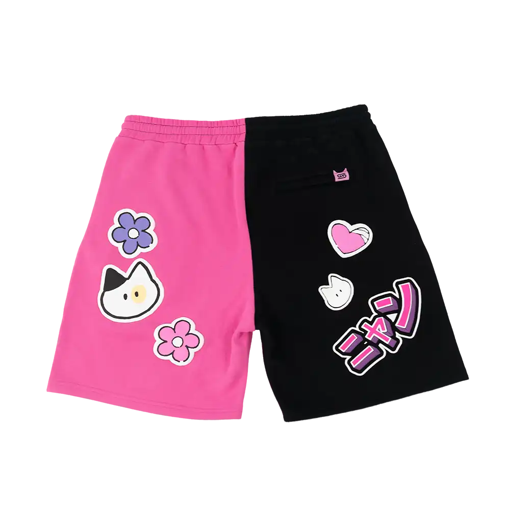 Nyan Service: Sticker Bombed Shorts