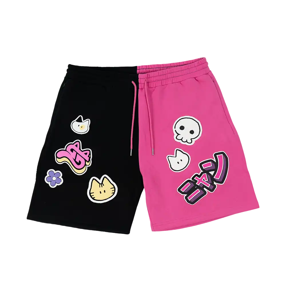 Nyan Service: Sticker Bombed Shorts