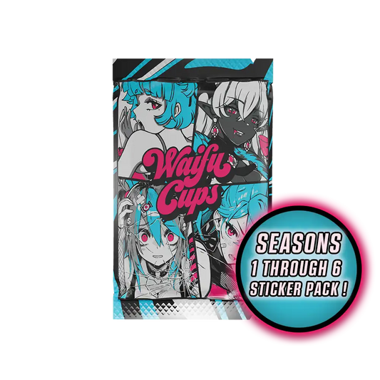 Collectible Waifu Sticker Pack: Seasons 1-6