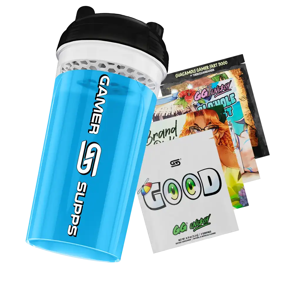 24oz Gamer Supps Shaker Clear - 10