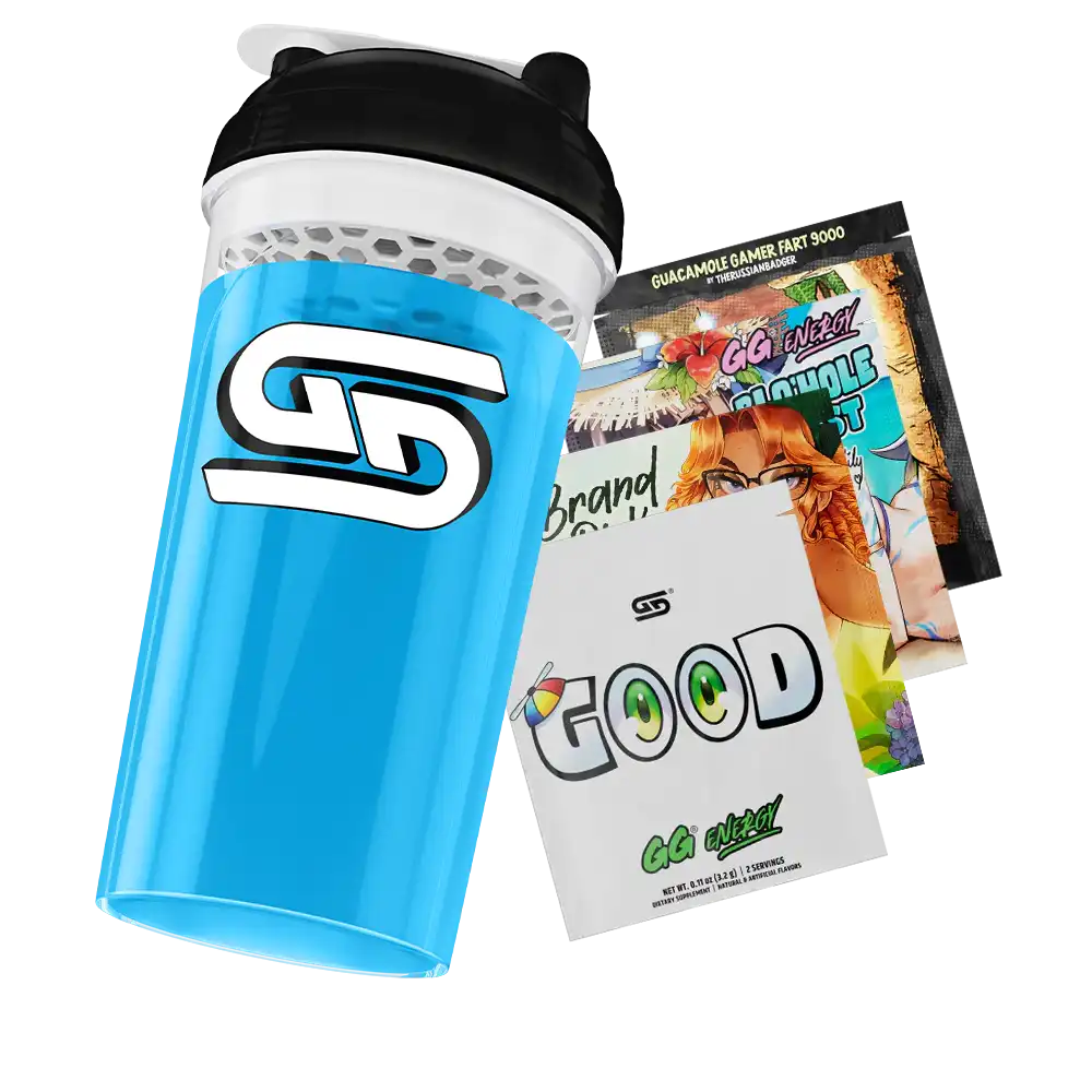 24oz Gamer Supps Shaker Clear - 10