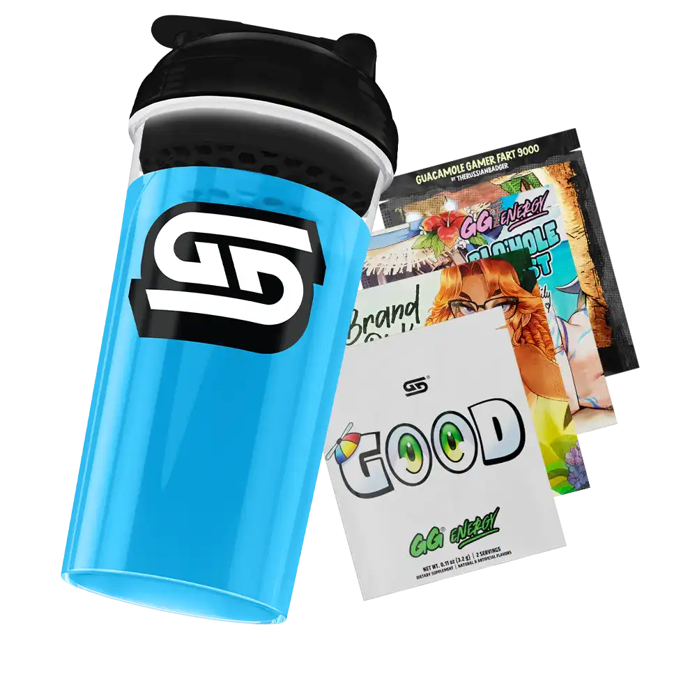 24oz Gamer Supps Shaker Clear - 6