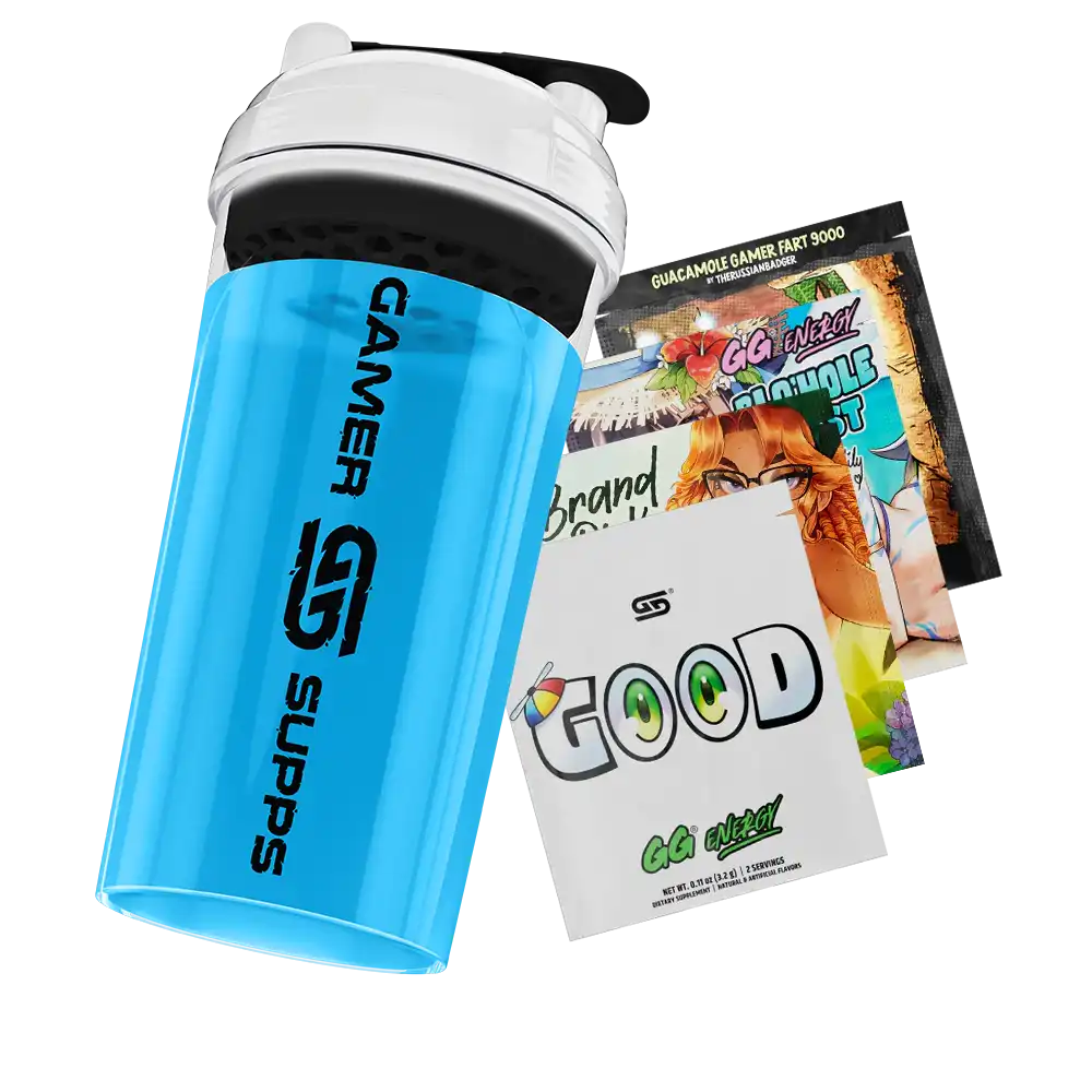24oz Gamer Supps Shaker Clear - 8