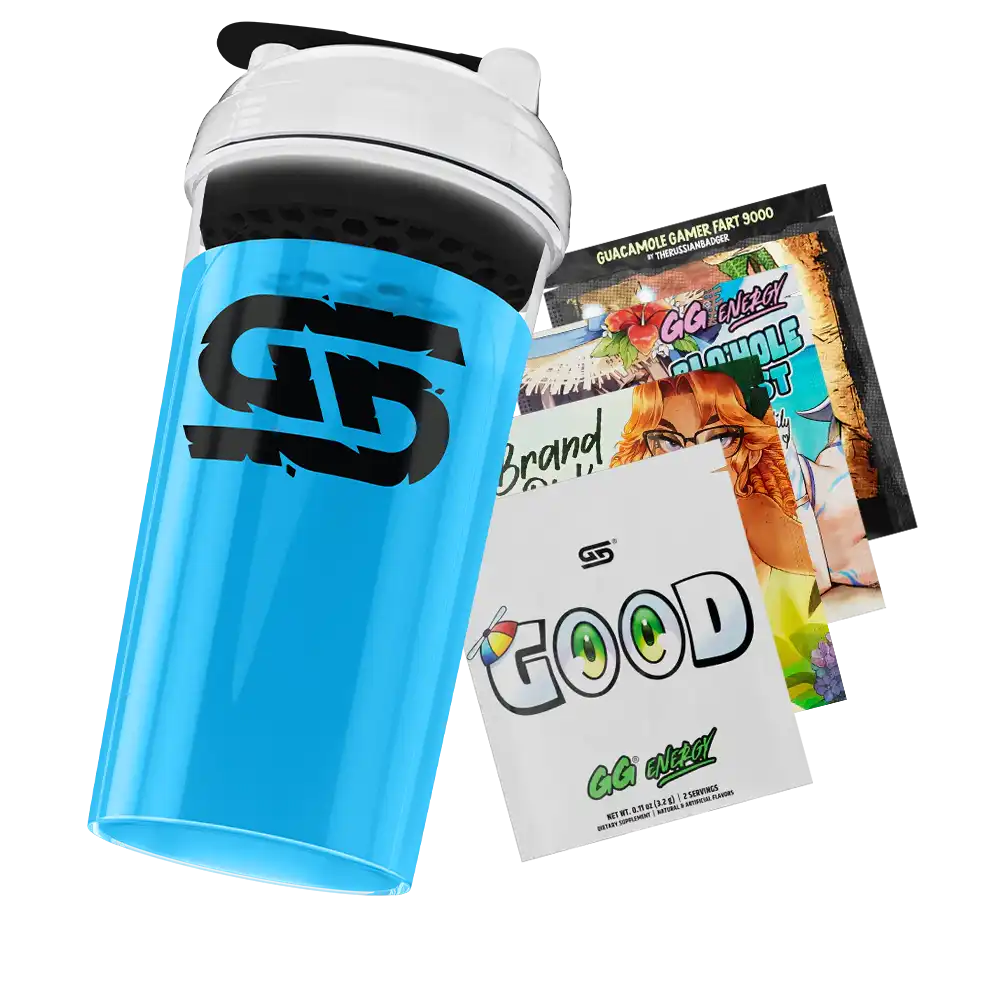 24oz Gamer Supps Shaker Clear - 8
