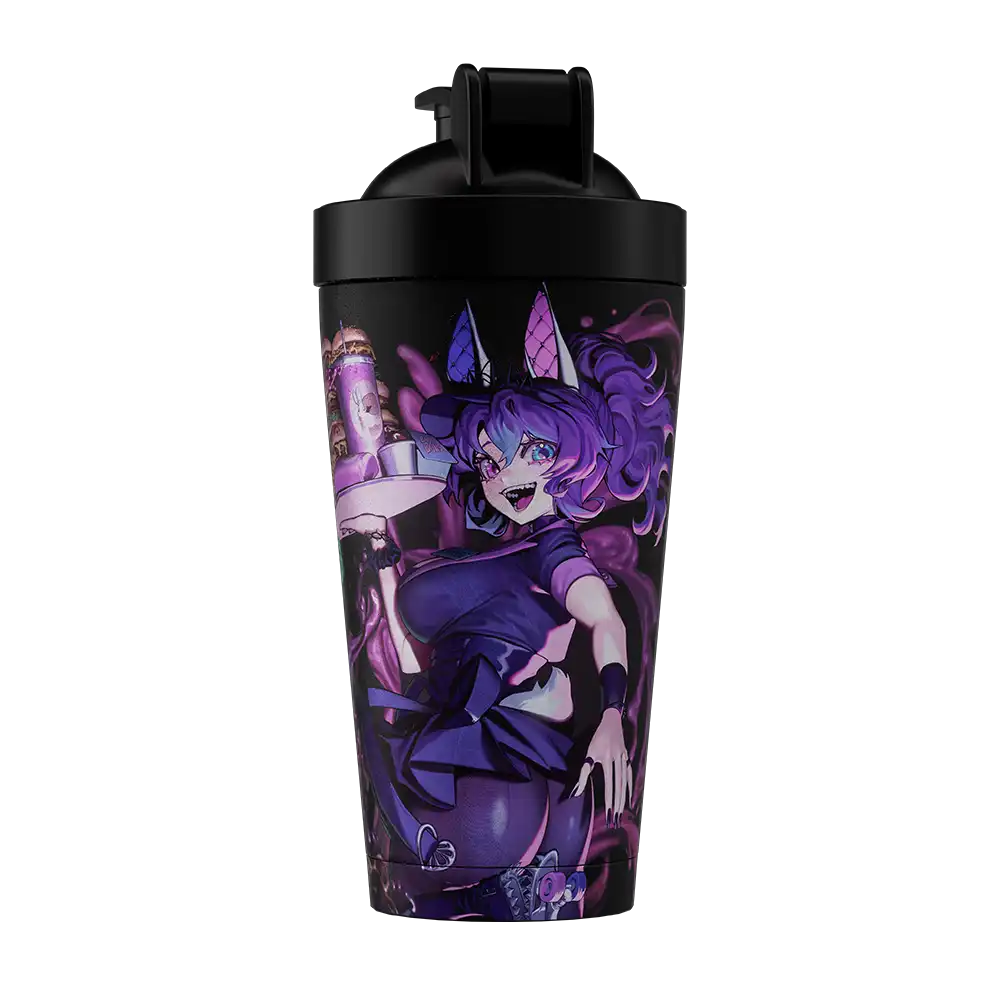 Waifu Cups x CottontailVA: Gluttony Metal Shaker