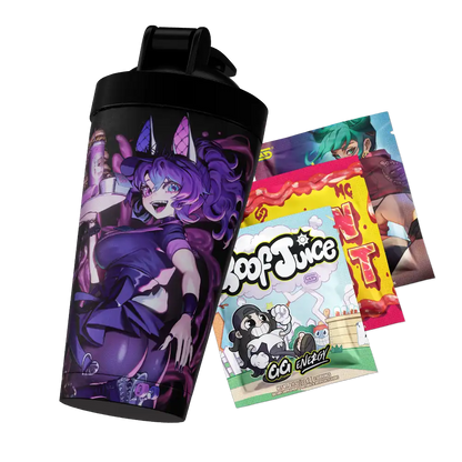 Waifu Cups x CottontailVA: Gluttony Metal Shaker
