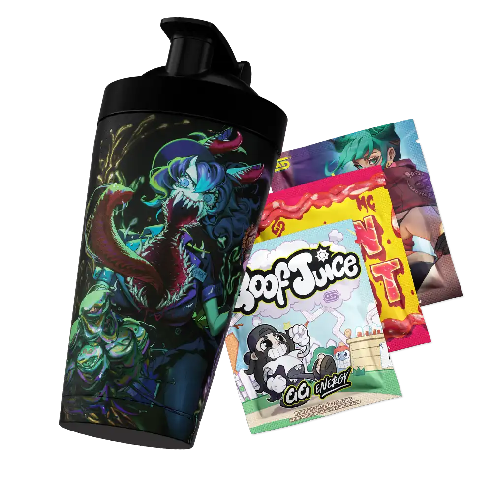 Waifu Cups x CottontailVA: Gluttony Metal Shaker