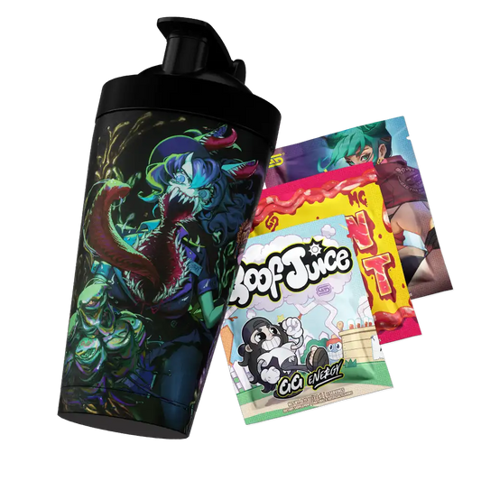 Waifu Cups x CottontailVA: Gluttony Metal Shaker