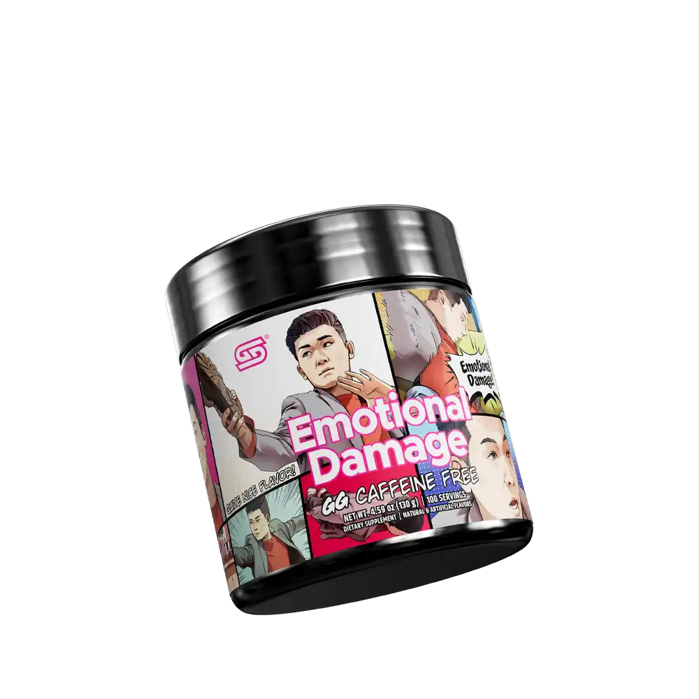 Steven He's Emotional Damage Caffeine Free - 100 Servings